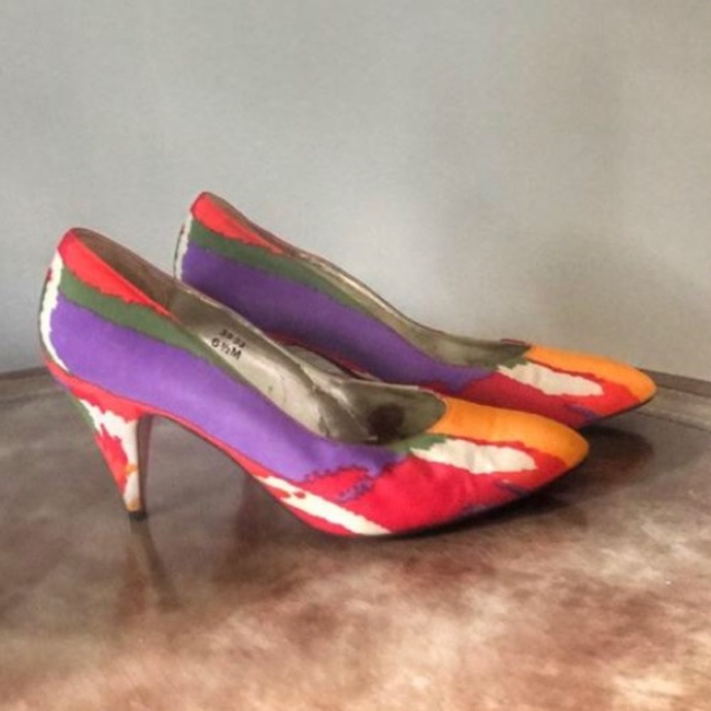 VTG New Wave Pumps / Punk Heels J Renee' Couture